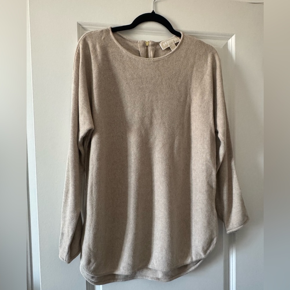 Michael Kors Tan Knit Sweater